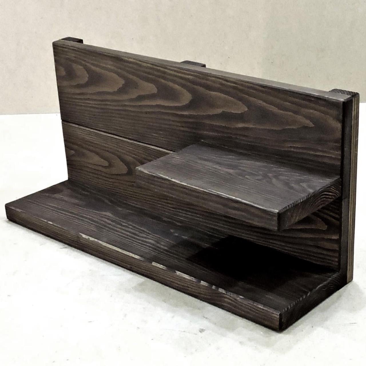 Полка для ванной из дерева Хаген Мокко (ВНП/001510)