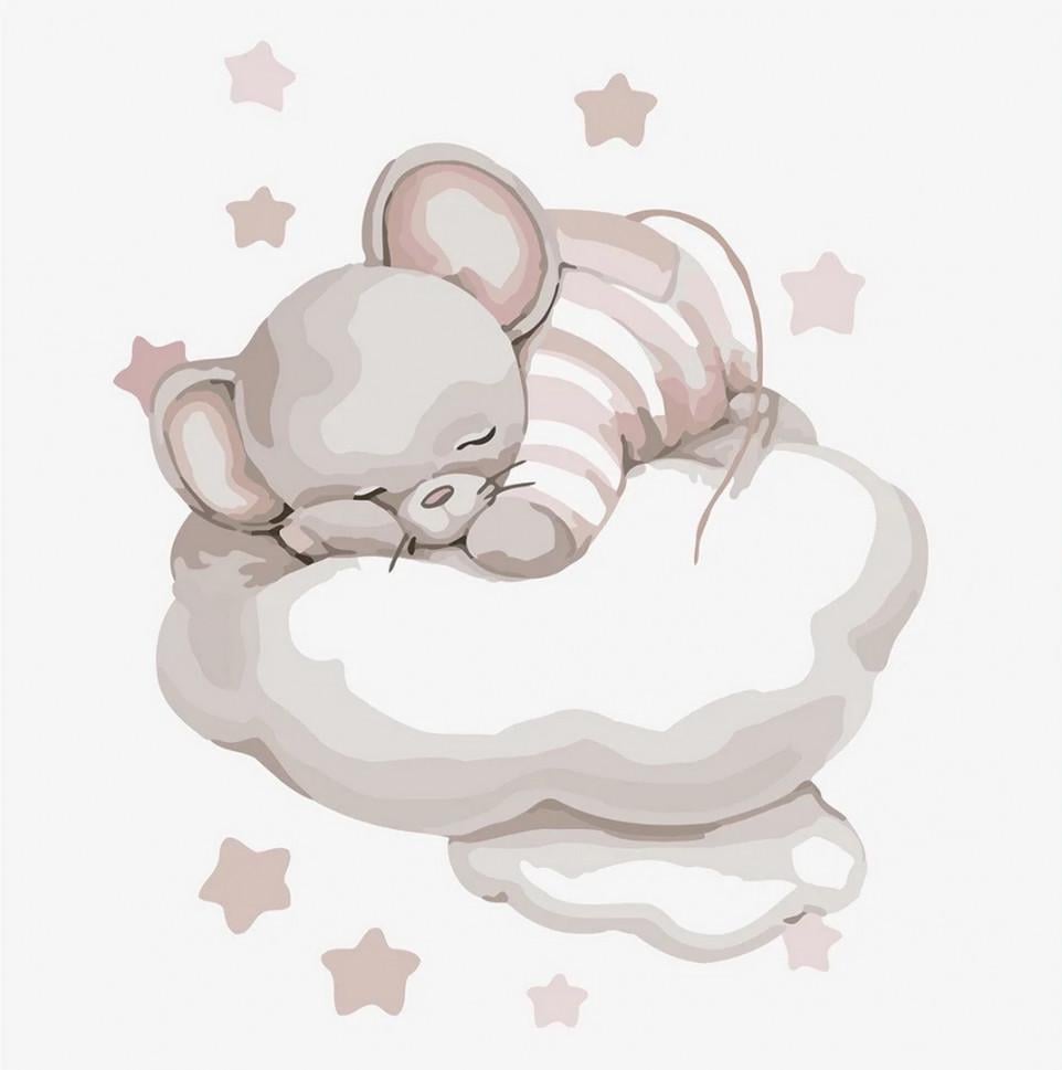 Картина по номерам Идейка Путешествие облачком 30х30 см (KHO2338)