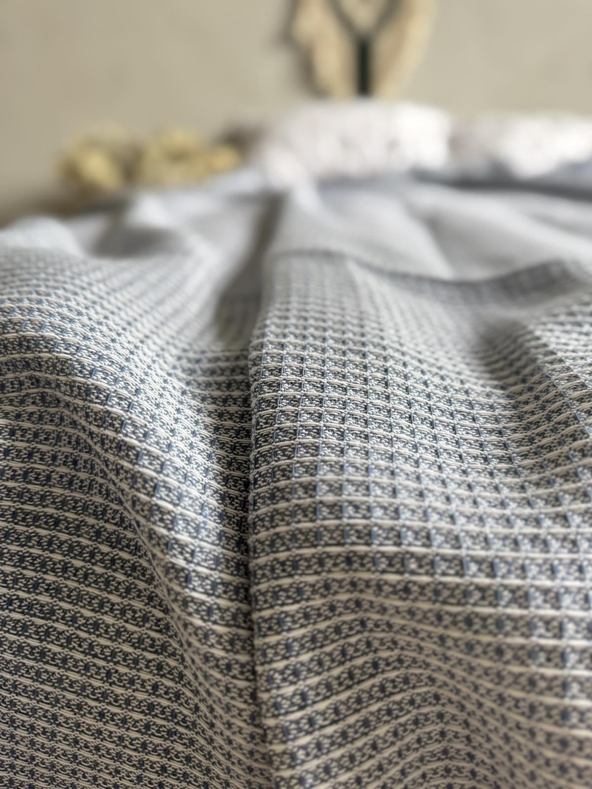 Простынь вафельная ZEINTEX хлопчатобумажная 200х220 см Синий (26417216) - фото 5 Простынь вафельная ZEINTEX хлопчатобумажная 200х220 см Синий (26417216) - фото 5