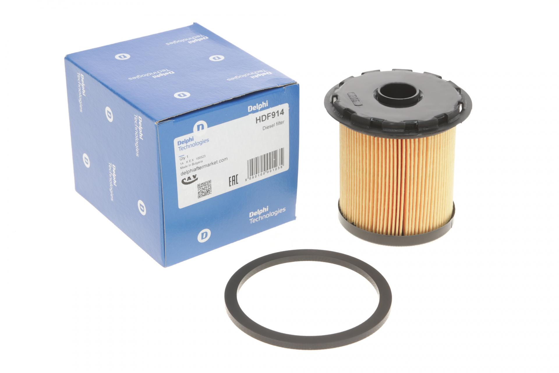 Фільтр паливний DELPHI для Renault Kangoo 1,9dCi 91- (HDF914)