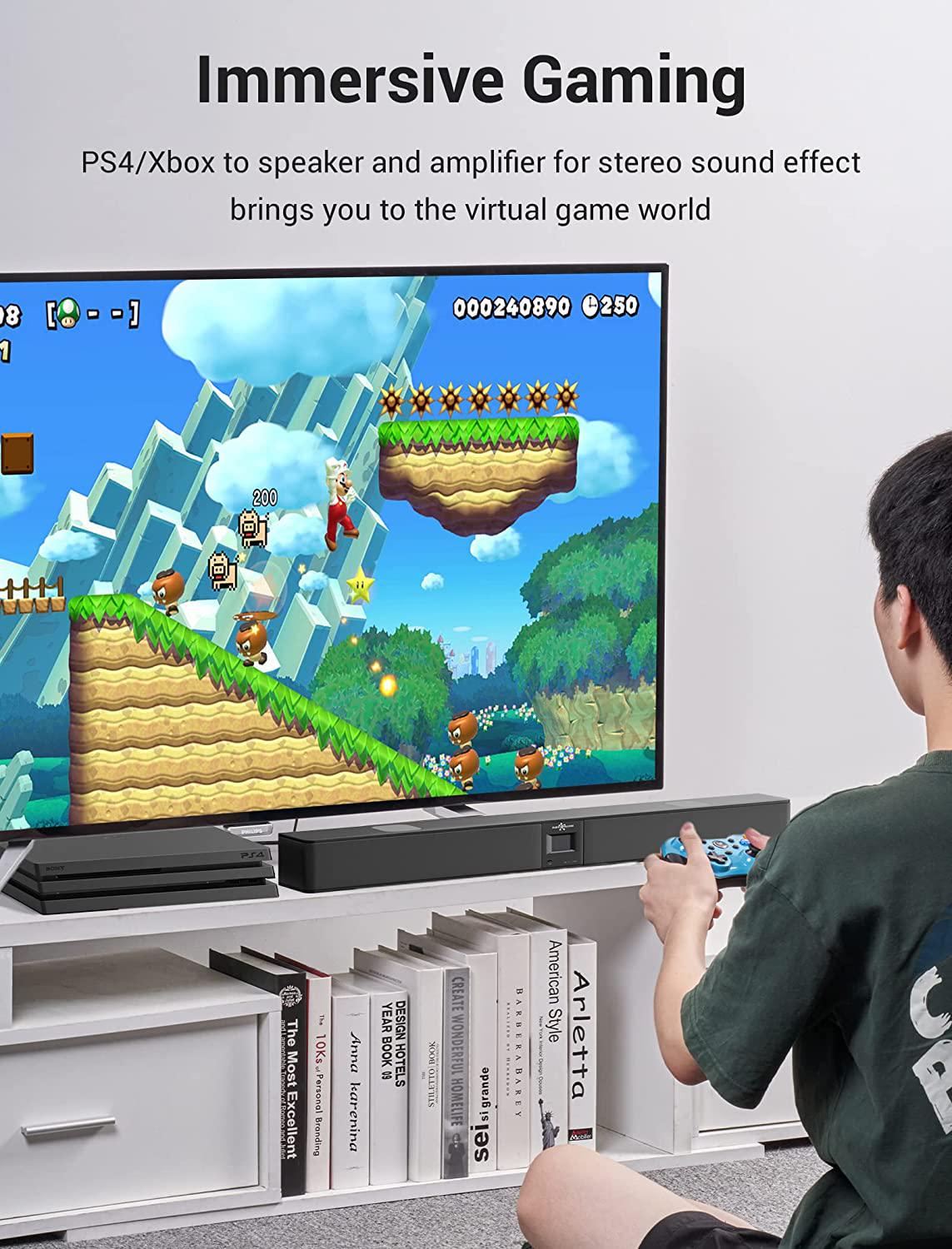 Кабель оптичний Vention Toslink SPDIF Аудіо нейлонове обплетення 2 м Чорний (BAVHH) - фото 4