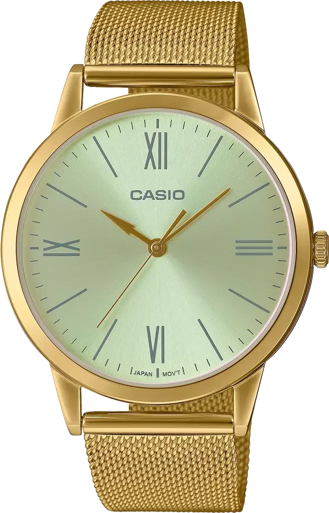 Мужские наручные часы Casio Timeless Collection MTP-E600MG-9B со стальным корпусом Зеленый (3150795451)