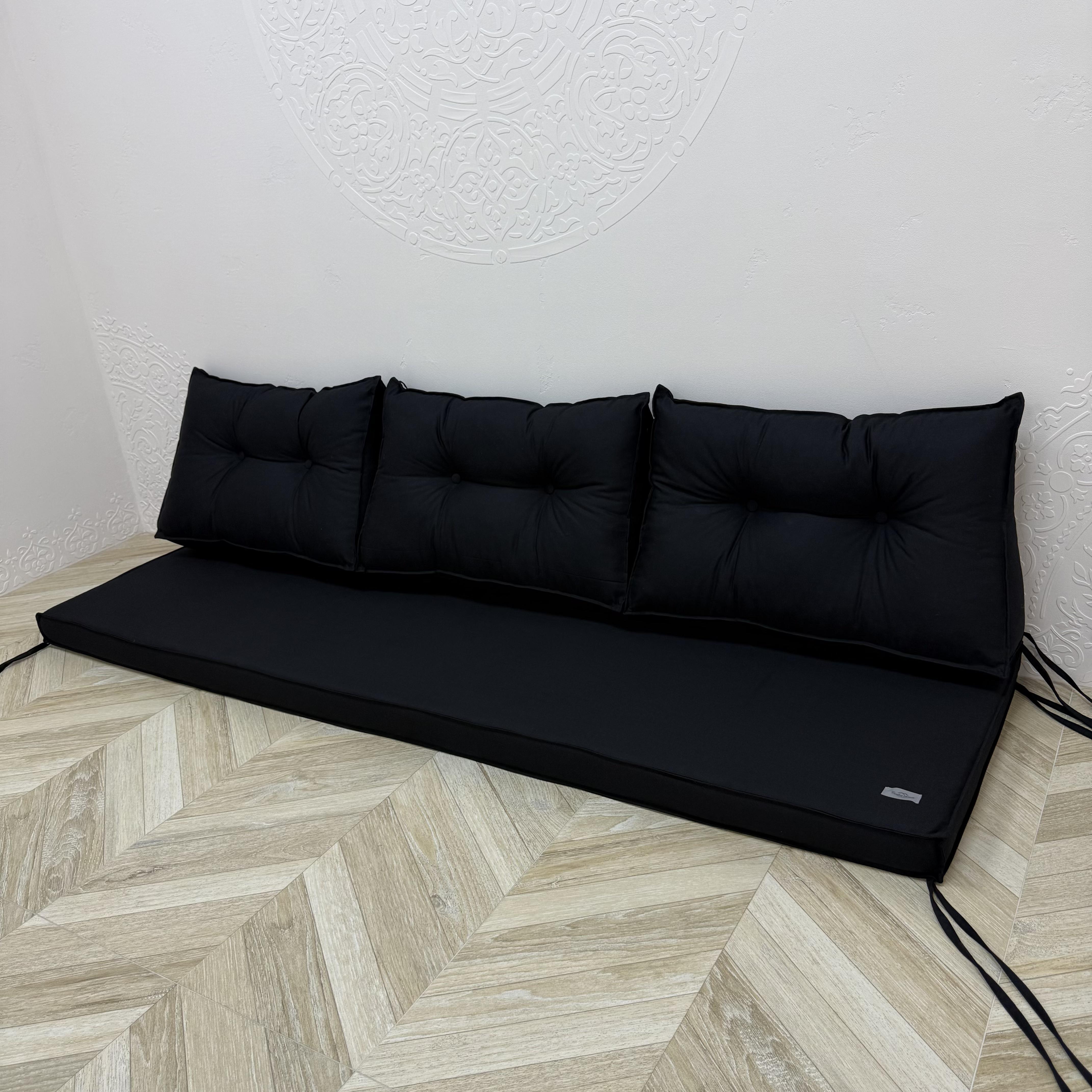 Комплект матрасов со стяжкой Comfort Home на поддоны/качели/каркасы/садовую мебель панама 160х60х40х10 см