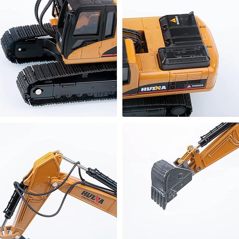 Машинка детская Huina toys 1910-2 Экскаватор металлический 1:40 (20286344) - фото 5 Машинка детская Huina toys 1910-2 Экскаватор металлический 1:40 (20286344) - фото 5