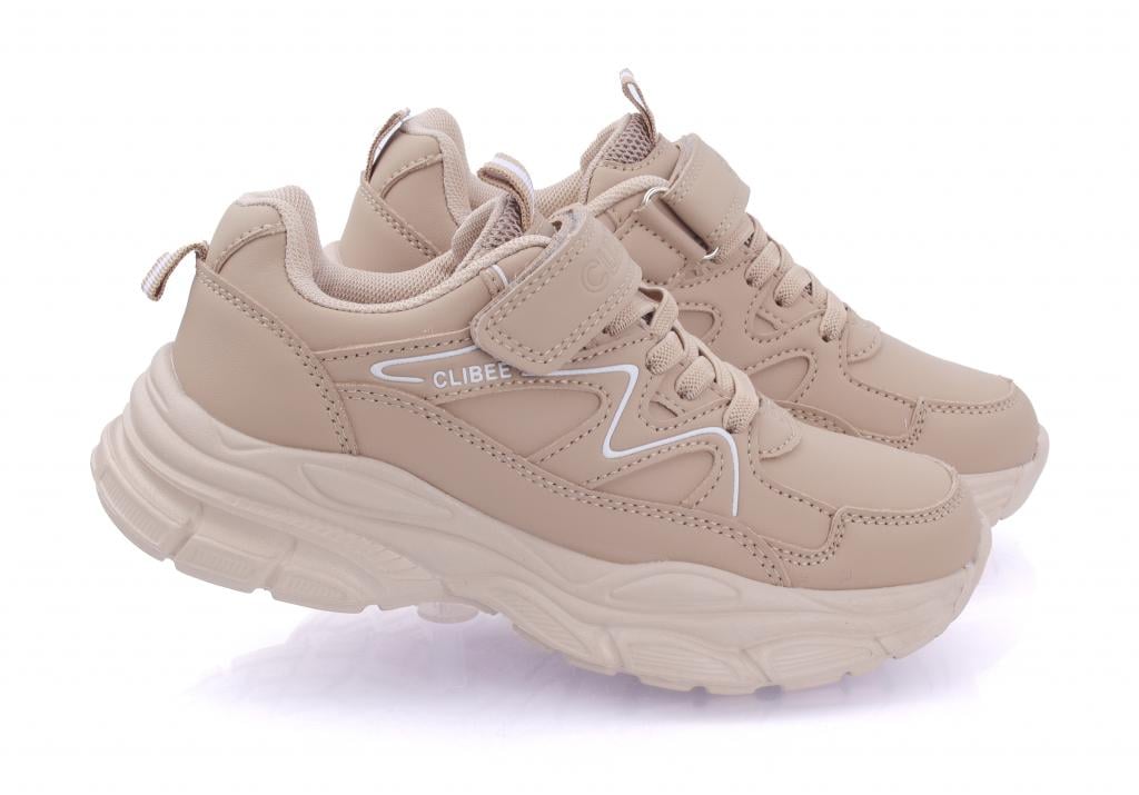 Кросівки для дівчаток р. 32 Бежевий (263)