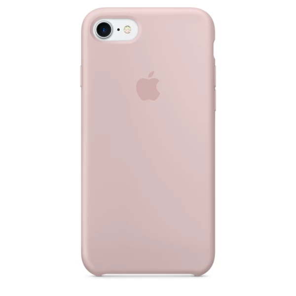 Силиконовый Чехол Накладка Silicone Case для iPhone 7/8/SE 2020 Pink Sand - фото 1