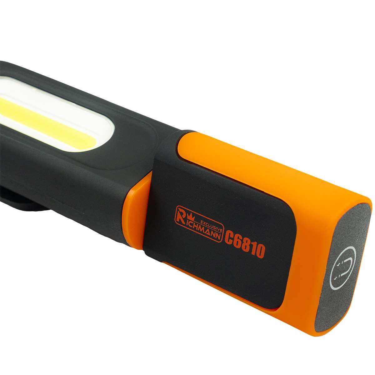 Ліхтар світлодіодна аккумуляторна Richmann C6810 3 Вт COB 2 LED - фото 2