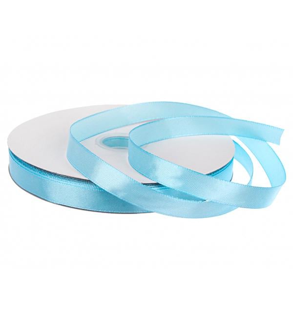 Лента атласная 1,2 см/91,4 м Голубой (187)