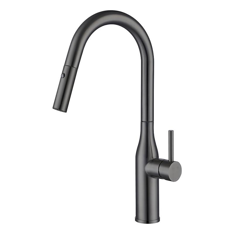 Змішувач KOER KI-70004-07 для кухні з нержавіючої сталі з висувним виливом (KR3387) Змішувач KOER KI-70004-07 для кухні з нержавіючої сталі з висувним виливом (KR3387)