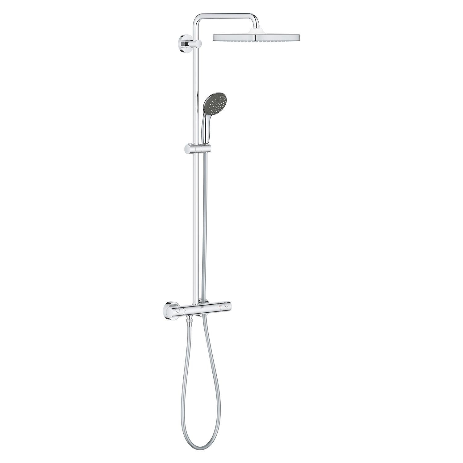 Душова система з термостатом Grohe QuickFix Vitalio Start 26697000 CV030605 Хром (159181)