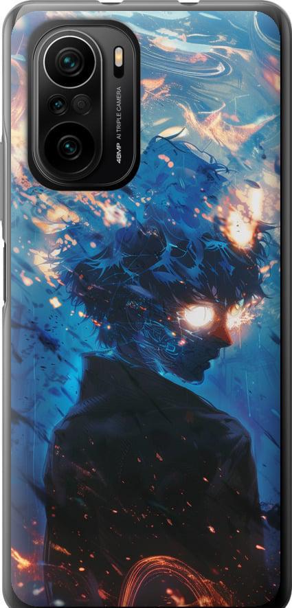 Чехол на Xiaomi Poco F3 Сатору Годжо (6129t-2280-42517)
