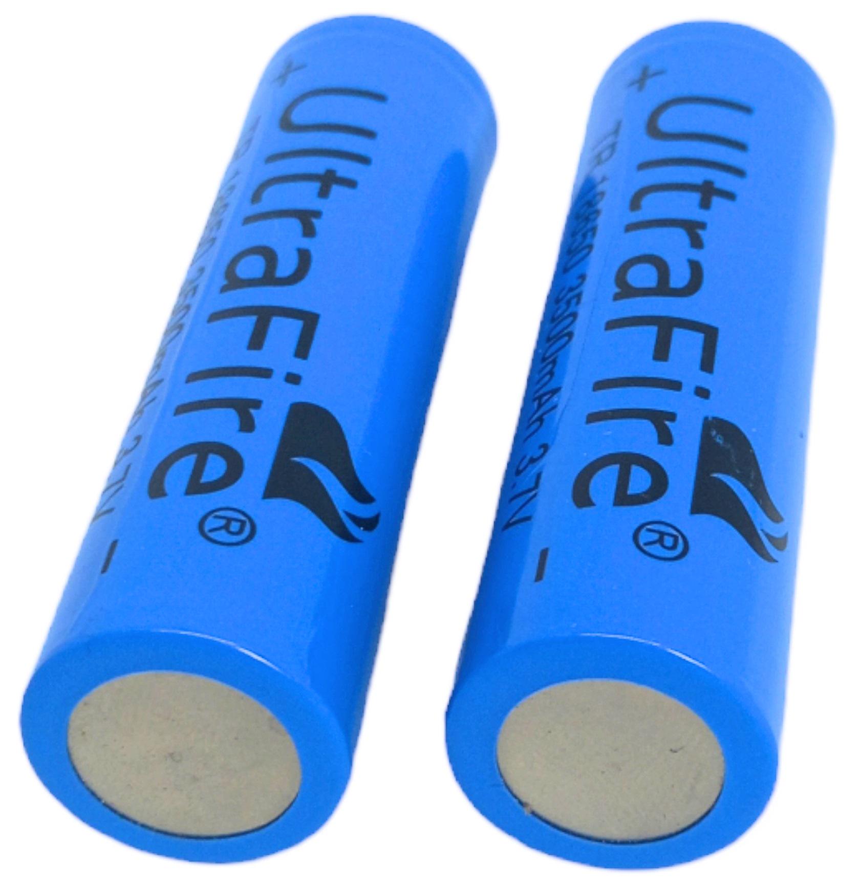 Акумулятор UltraFire літій-іонний Li-Ion 18650 3,7 V 3500 mAh 2 шт. - фото 5