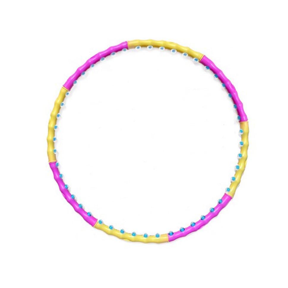 Обруч с массажными/магнитными шариками 105 см на 48 массажных шариков (2662575451)