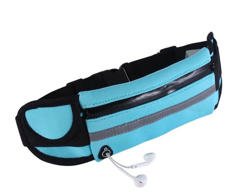 Сумка для бега RunBag на пояс Влагостойкая Blue (312171212)