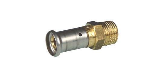 Пресс-муфта с наружной резьбой HENCO 16х1/2" (17P-1604)