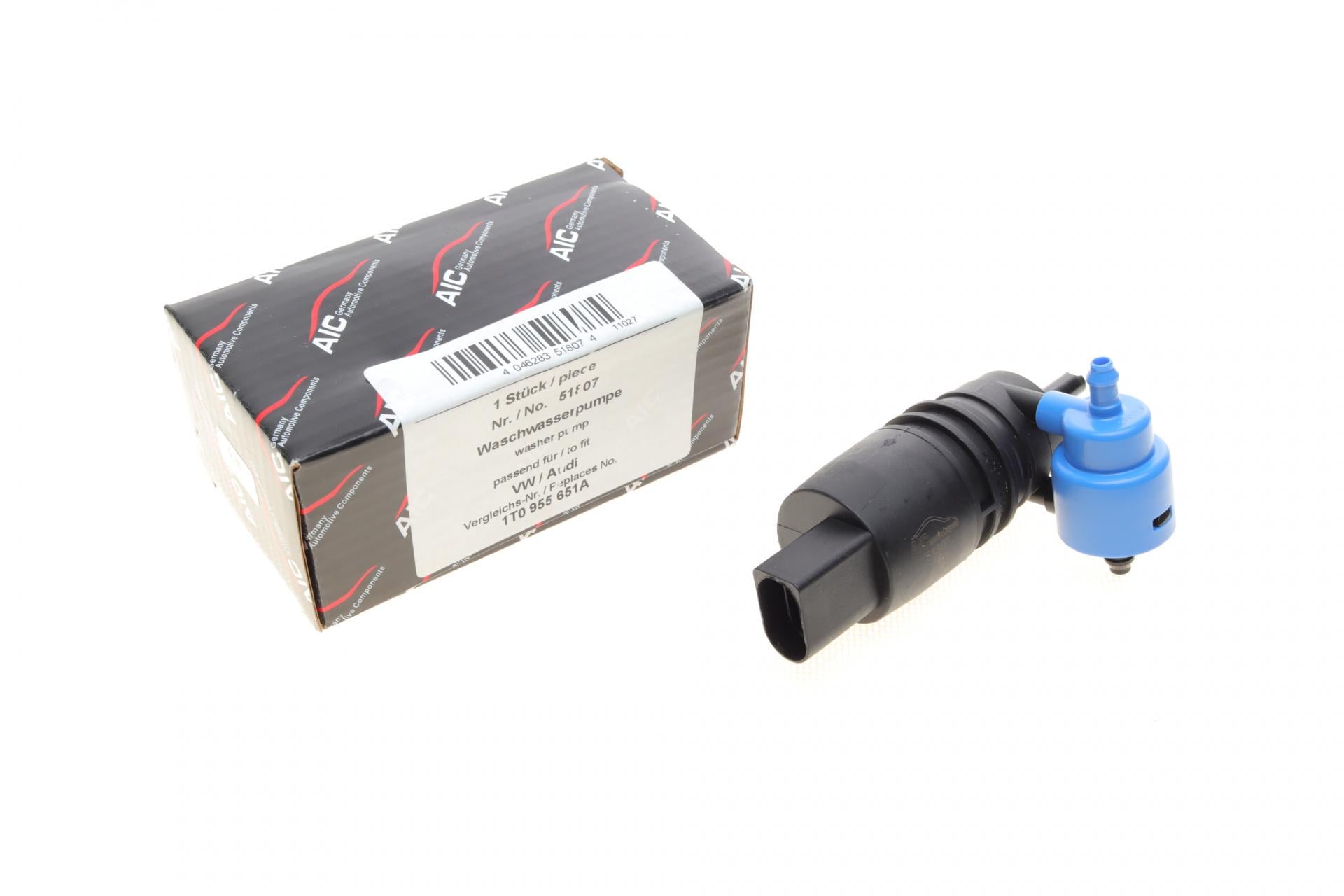 Насос омывателя стекла Aic дуальный VW Caddy II/T4/T5 90-15 (51807)