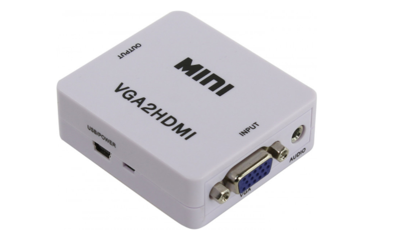 Переходник-конвертер UKC VGA -HDMI со звуком