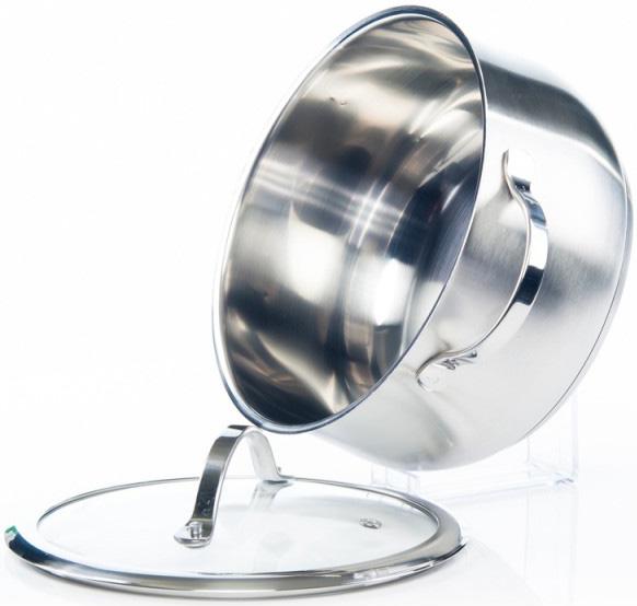 Кастрюля Fissman Valery 3,1 л индукционная (FN-SS-5413) - фото 3 Кастрюля Fissman Valery 3,1 л индукционная (FN-SS-5413) - фото 3