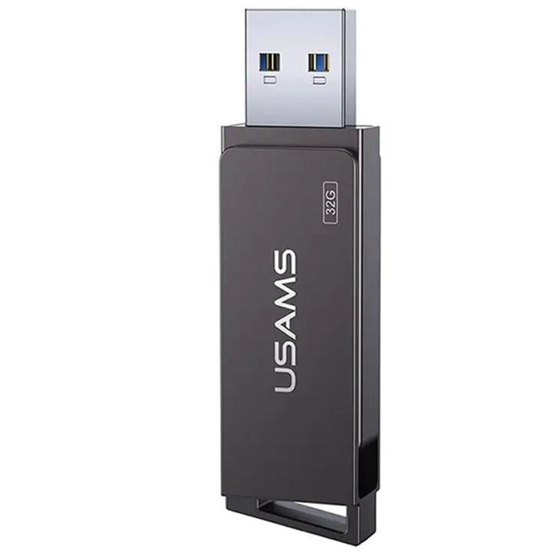 Флеш-накопитель Usams US-ZB195 USB3,0 Rotatable High Speed ​​Flash Drive 32 Gb Серый (00000062702_1)
