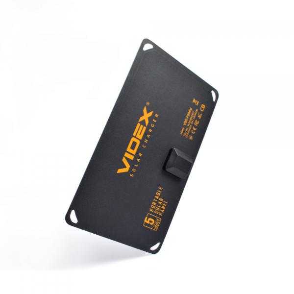 Солнечная панель портативная Videx VSO-F505U 5 Вт 0,91 A IP68 Черный (27366) - фото 3 Солнечная панель портативная Videx VSO-F505U 5 Вт 0,91 A IP68 Черный (27366) - фото 3