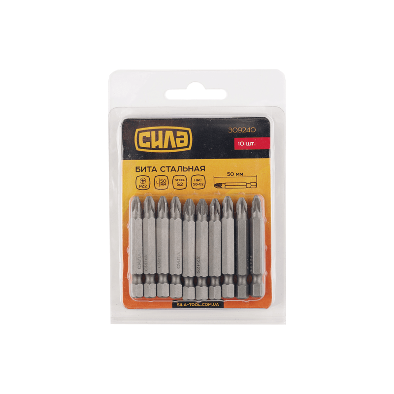 Бита Сила РZ1x50 мм 10 шт. (309238)