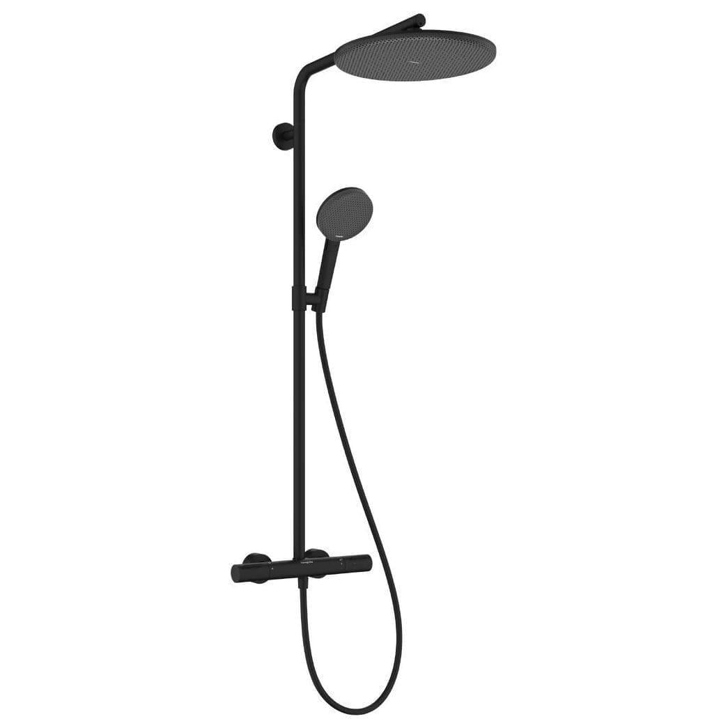 Душевая система Hansgrohe Raindance Alive S Puro 300 1jet Ecostat Element с термостатом металл Черный матовый (37521161) Душевая система Hansgrohe Raindance Alive S Puro 300 1jet Ecostat Element с термостатом металл Черный матовый (37521161)