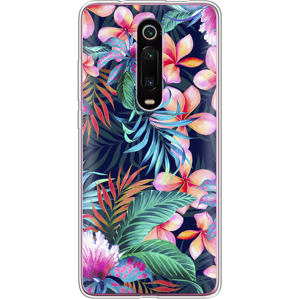 Чохол BoxFace Xiaomi Mi 9T / Mi 9T Pro flowers in the tropics Прозорий силікон (37376-up1971-37376)