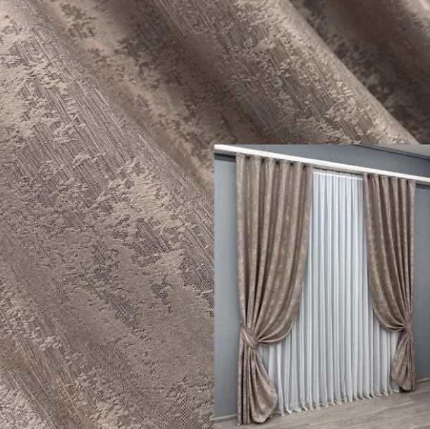 Тканина для штор Sultan YL жакард Какао (1669ш) - фото 5 Тканина для штор Sultan YL жакард Какао (1669ш) - фото 5