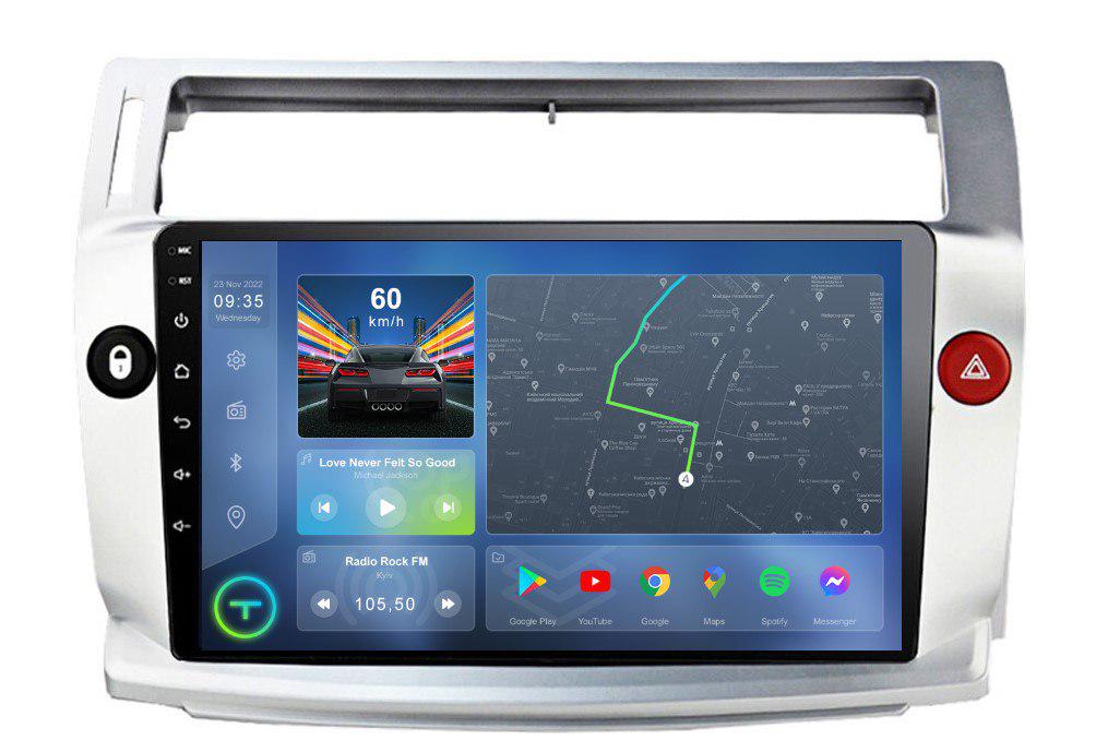 Магнитола штатная Torssen Citroen Elysee C4 04-09 F98256 4G Carplay (202307365)