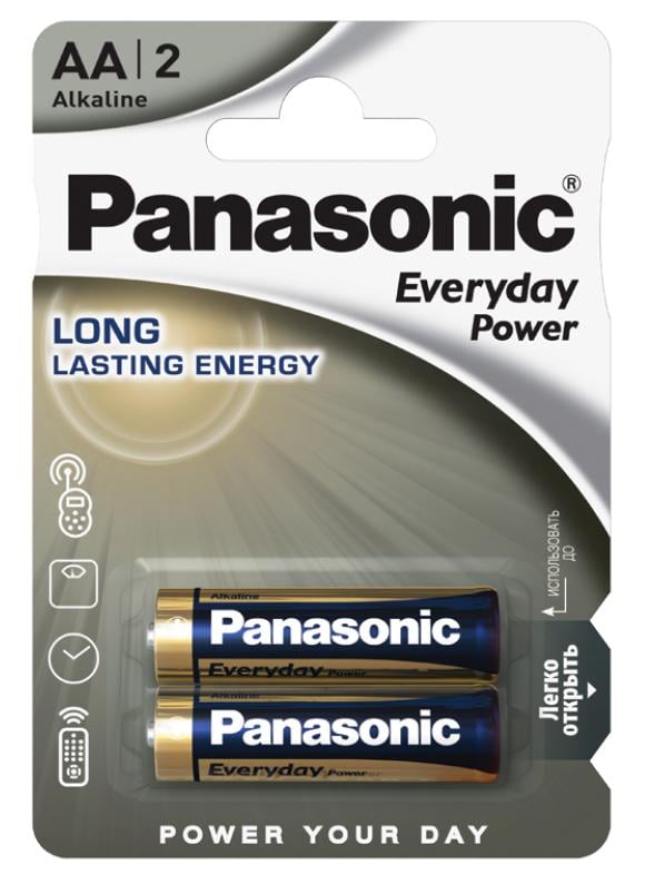 Батарейки Panasonic AA/LR6 Everyday Power 1,5V 2 шт. (LR6REE/2BR)