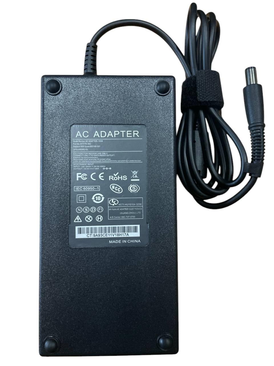 Блок питания для ноутбука Dell 150W 19,5V 7,7A 7,4x5,0 мм (066473)