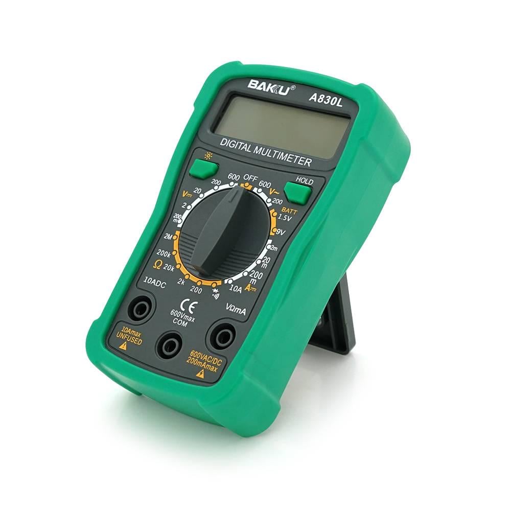 Мультиметр BAKKU BK-A830L вимірювання V/A/R 0,2 кг (31702)