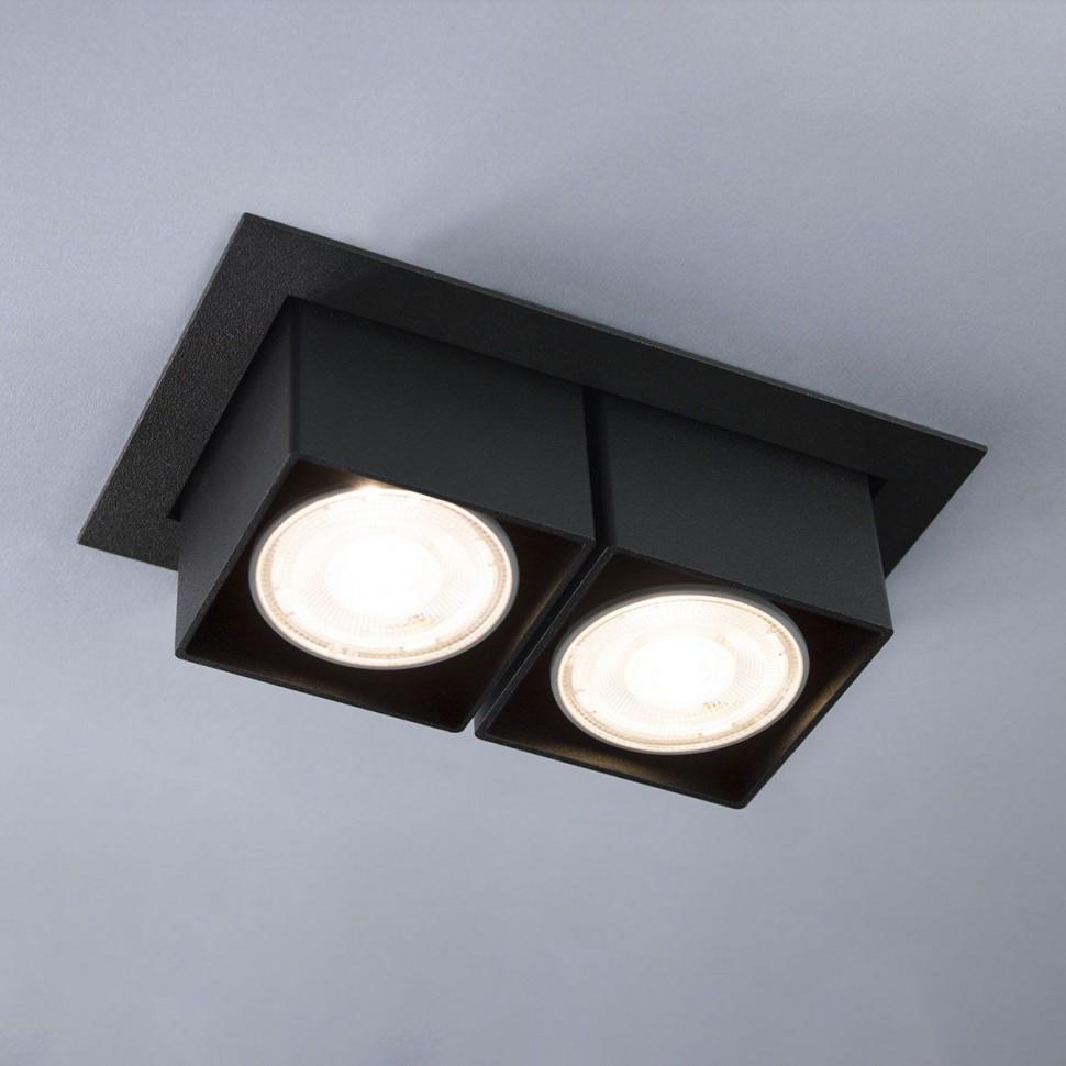 Светильник точечный Imperium Light R2D2 2 BK (304213.05.05)