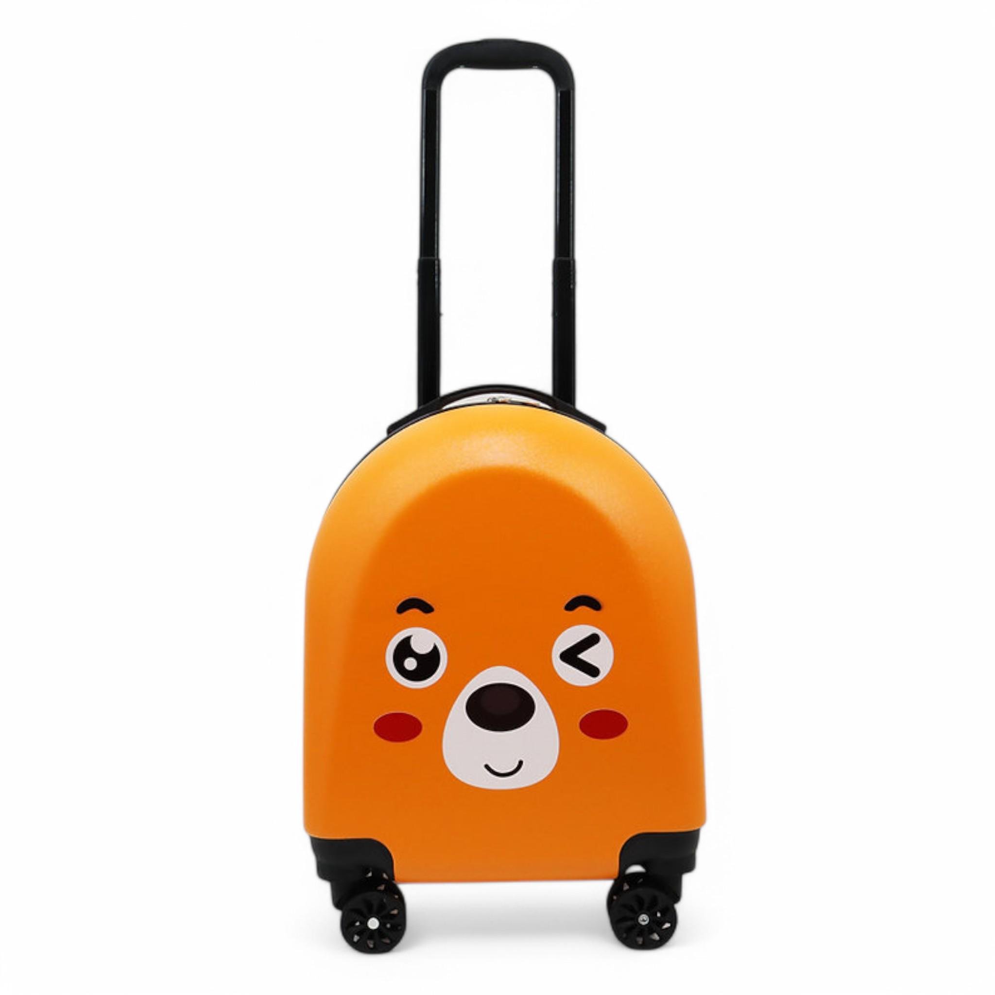 Валіза дитяча H&H Orange Bunny ABS-пластик на 4 коліщатках 26 л (S_Z-6)