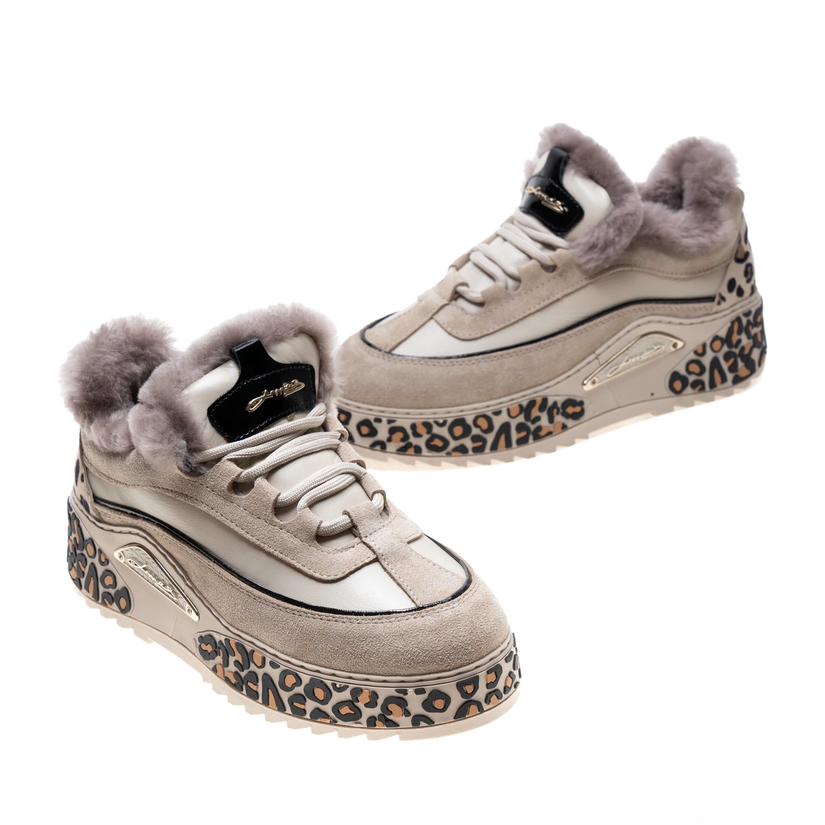 Кроссовки Evromoda 01539 р. 36 Бежевый (104363436)