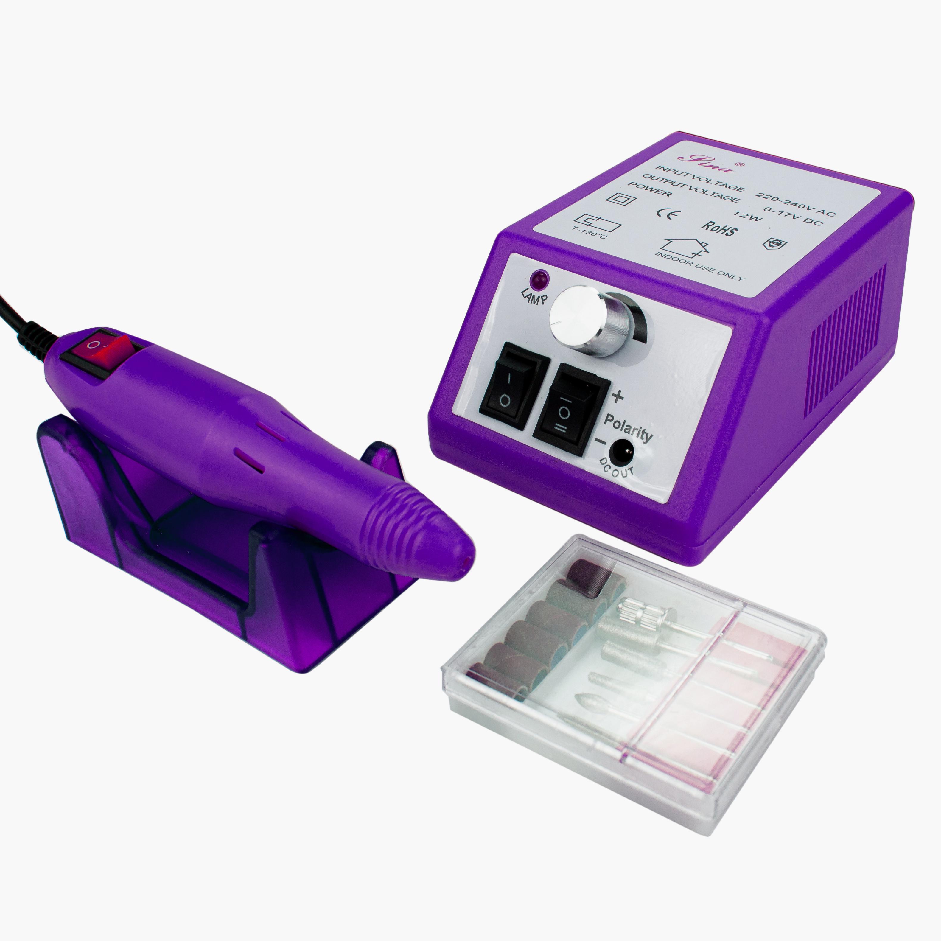 Фрезер для маникюра Lina Mercedes 12 W 20000 об/мин Фиолетовый (8579343) - фото 3