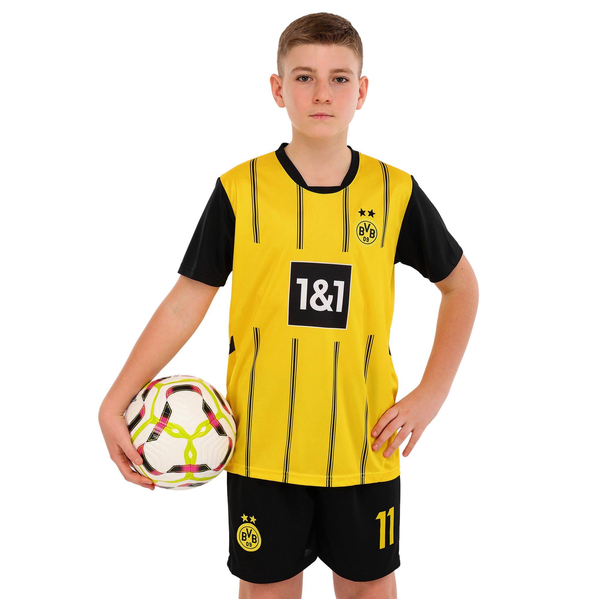 Форма футбольная детская BORUSSIA DORTMUND домашняя 2025 SP-Sport REUS №11 р. 30 Желтый/Черный (CO-4652_Желтый-черный_30,_рос)