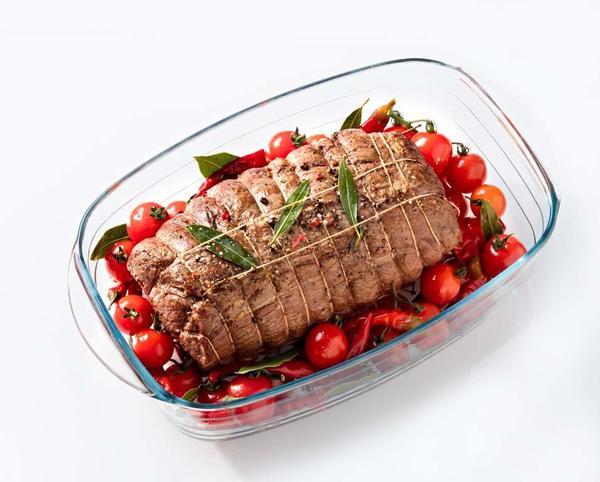 Каструля прямокутна для запікання O Cuisine PYREX 4,3 л/2,2 л кришка (466AC00/1643) - фото 2