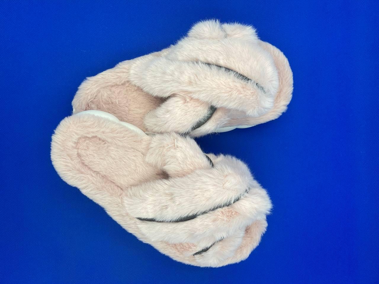 Домашние тапочки женские TvoePolo р. 36 Пудровый (2W-02-20-перепонка-36)