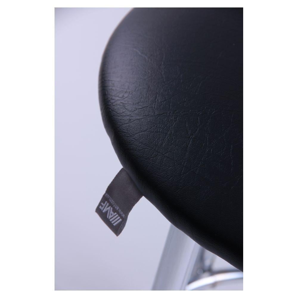 Табурет кухонний Таллі Хром/Чорний (43356476848436524363452432) - фото 3