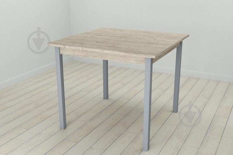 Стол кухонный Ferrum-decor Диего 75x90x90 Серый ДСП Шервуд 16мм (DIE0044)