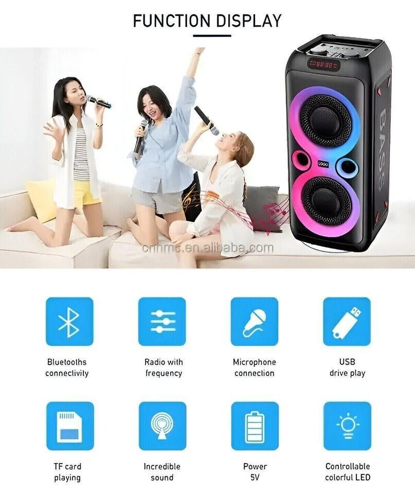 Караоке-система Bluetooth з мікрофоном Blueseed Speaker BS-103 - фото 4