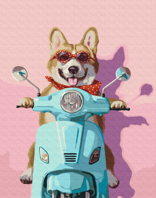 Картина по номерам BrushMe Римские каникулы 40х50 см (BS53616)