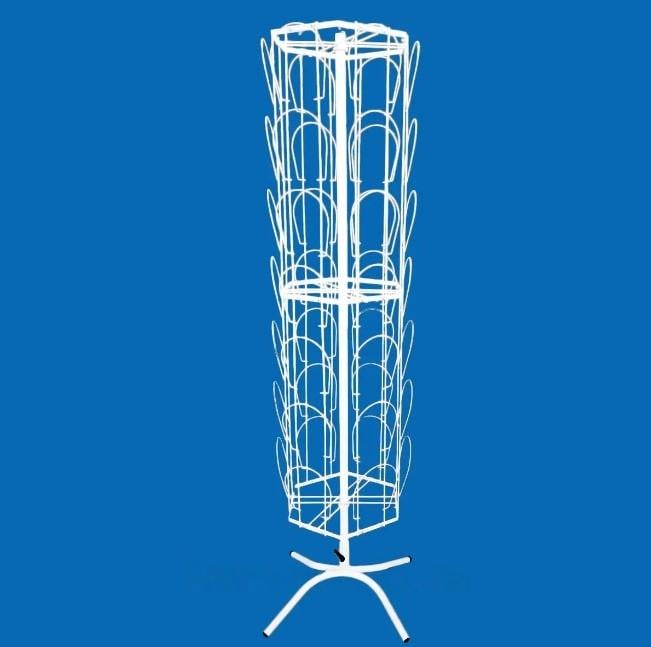 Стойкая вертушка для шапок разборная 42 позиции (AN006574)