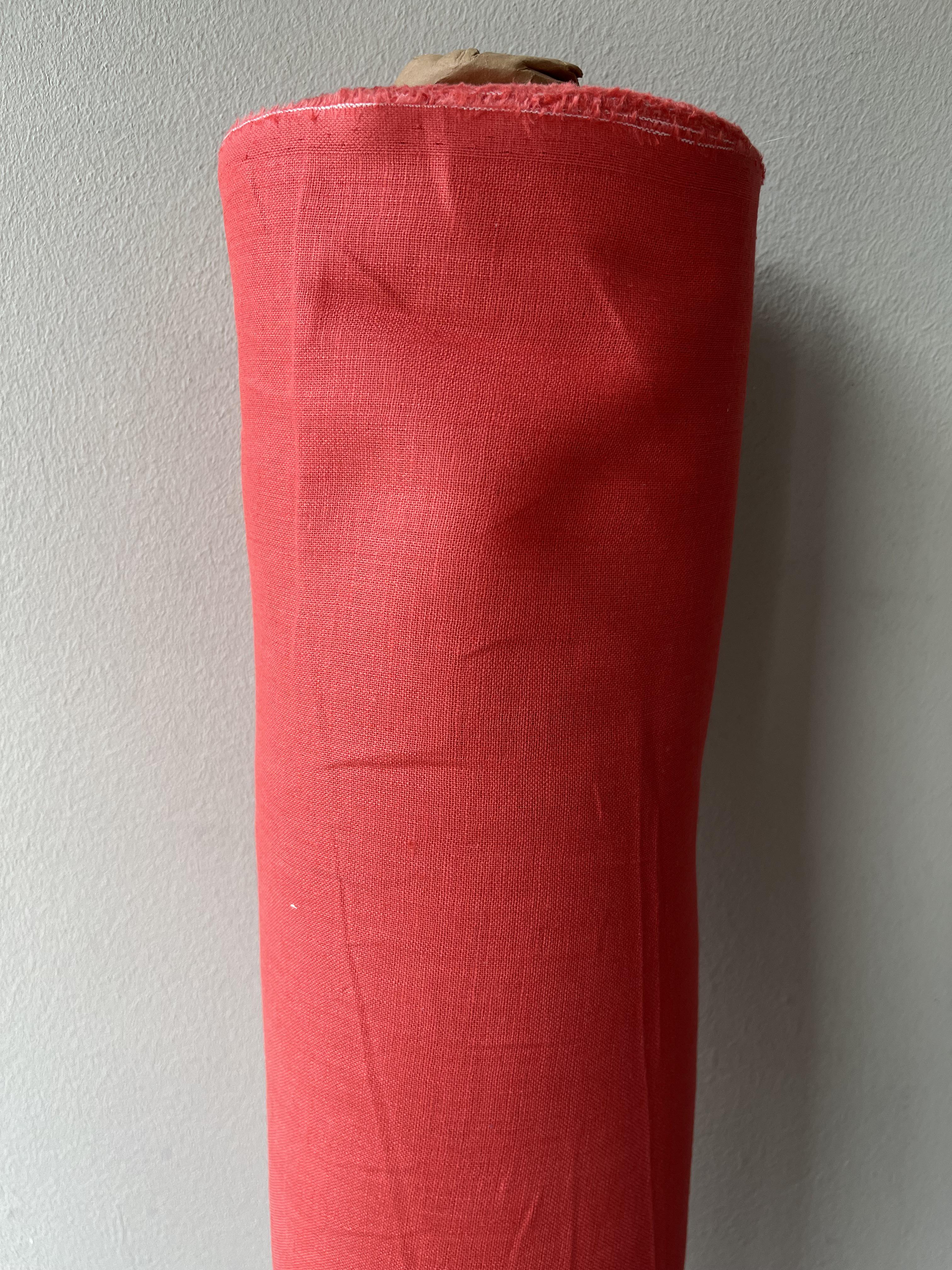 Ткань натуральная льняная марля Linen Plus 148 см 587 Красный - фото 2 Ткань натуральная льняная марля Linen Plus 148 см 587 Красный - фото 2