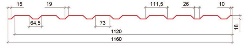 Профнастил стіновий KLEVERSTEEL ПС-20 1160/1120 мм 0,45 мм RAL 1015 Бежевий глянсовий (200451015-У) - фото 2