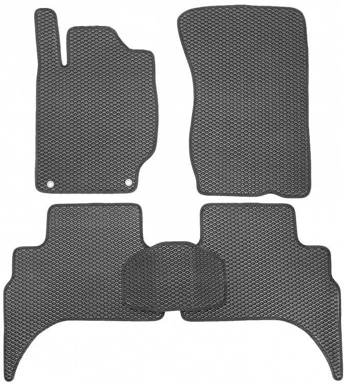 Коврики в салон для Mitsubishi L200 '16- EVA-полимерные короткая база Kinetic Серый