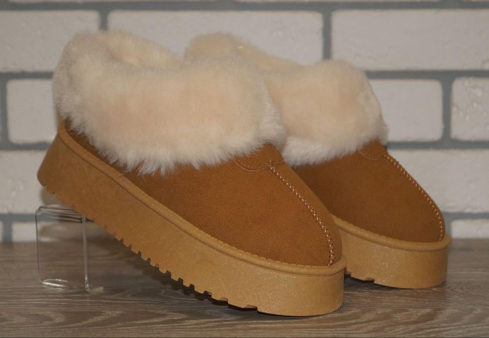 Угги женские зимние на платформе Swin shoes р. 39 24,5 см Коричневый (31556-39) - фото 6