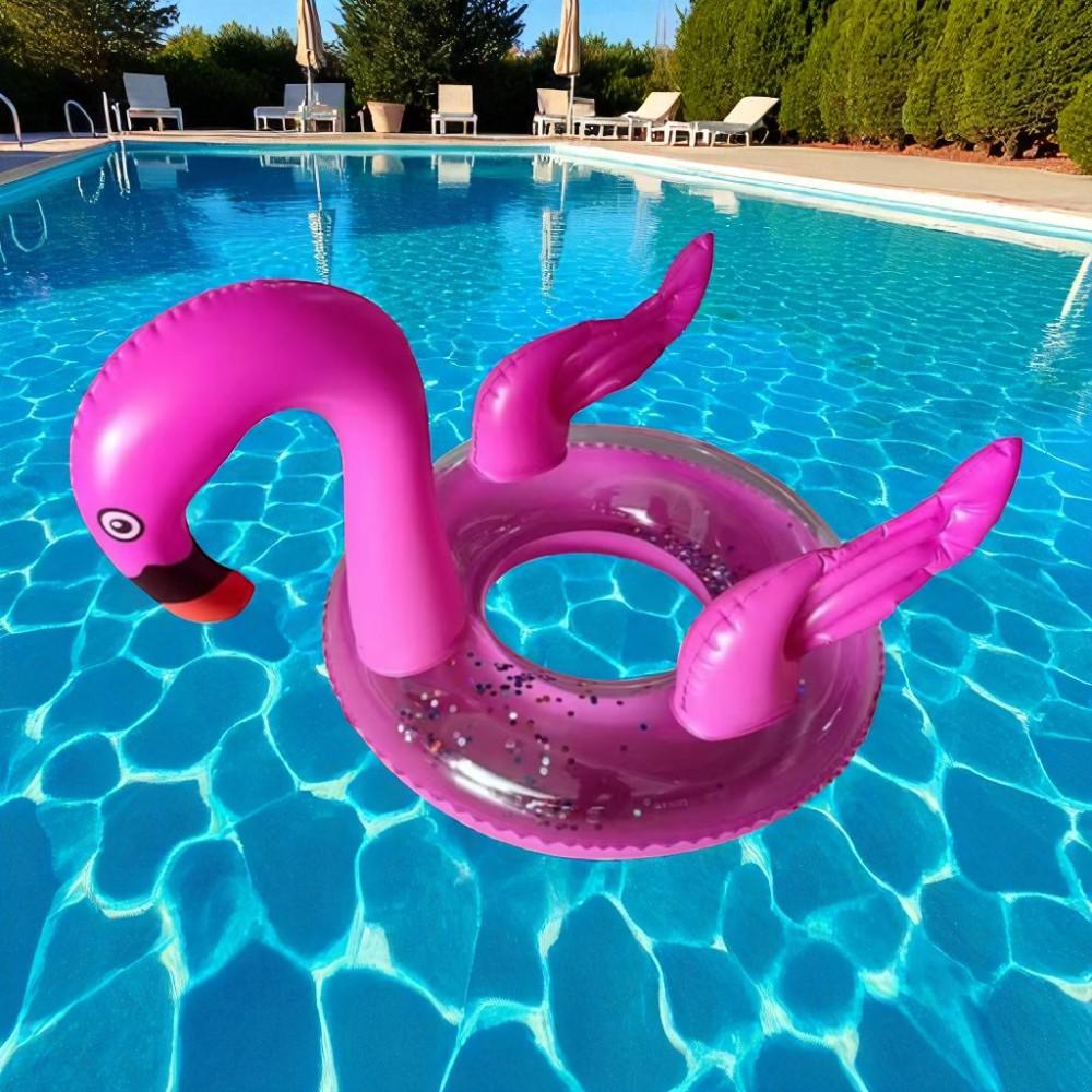 Надувне коло дитяче Фламінго для плавання 70 см Рожевий (52-BT-6510) - фото 2 Надувне коло дитяче Фламінго для плавання 70 см Рожевий (52-BT-6510) - фото 2