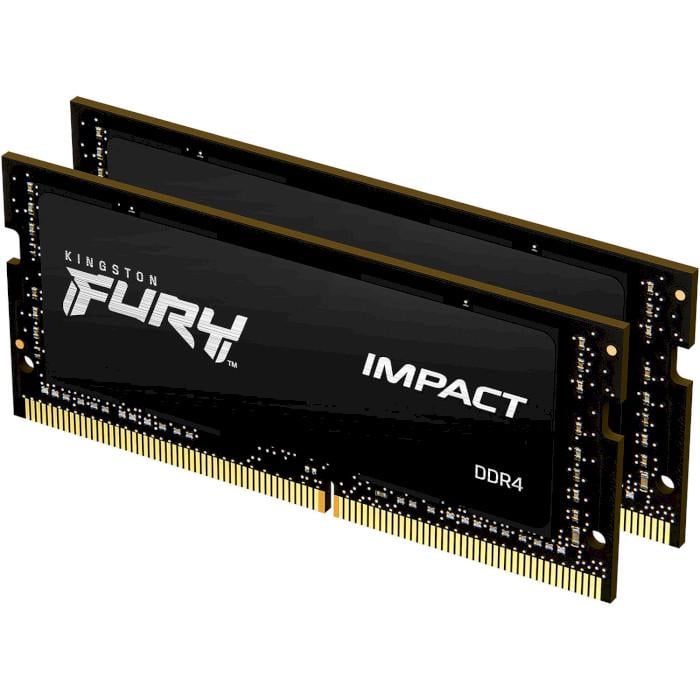 Оперативная память Kingston Fury Impact KF432S20IBK2 32 DDR4 32 Gb 2x16 6400MHz для ноутбуков Black (610600)